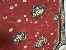 Load image into Gallery viewer, Camel &amp; Rust Reversible 70% Wool 30% Cashmere Scarf Panel  Only 2x Available