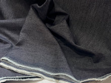 Load image into Gallery viewer, Designer Blue/GreyDenim 82% Cotton 17% Silk 1% Elastane  1/4 Metre Price