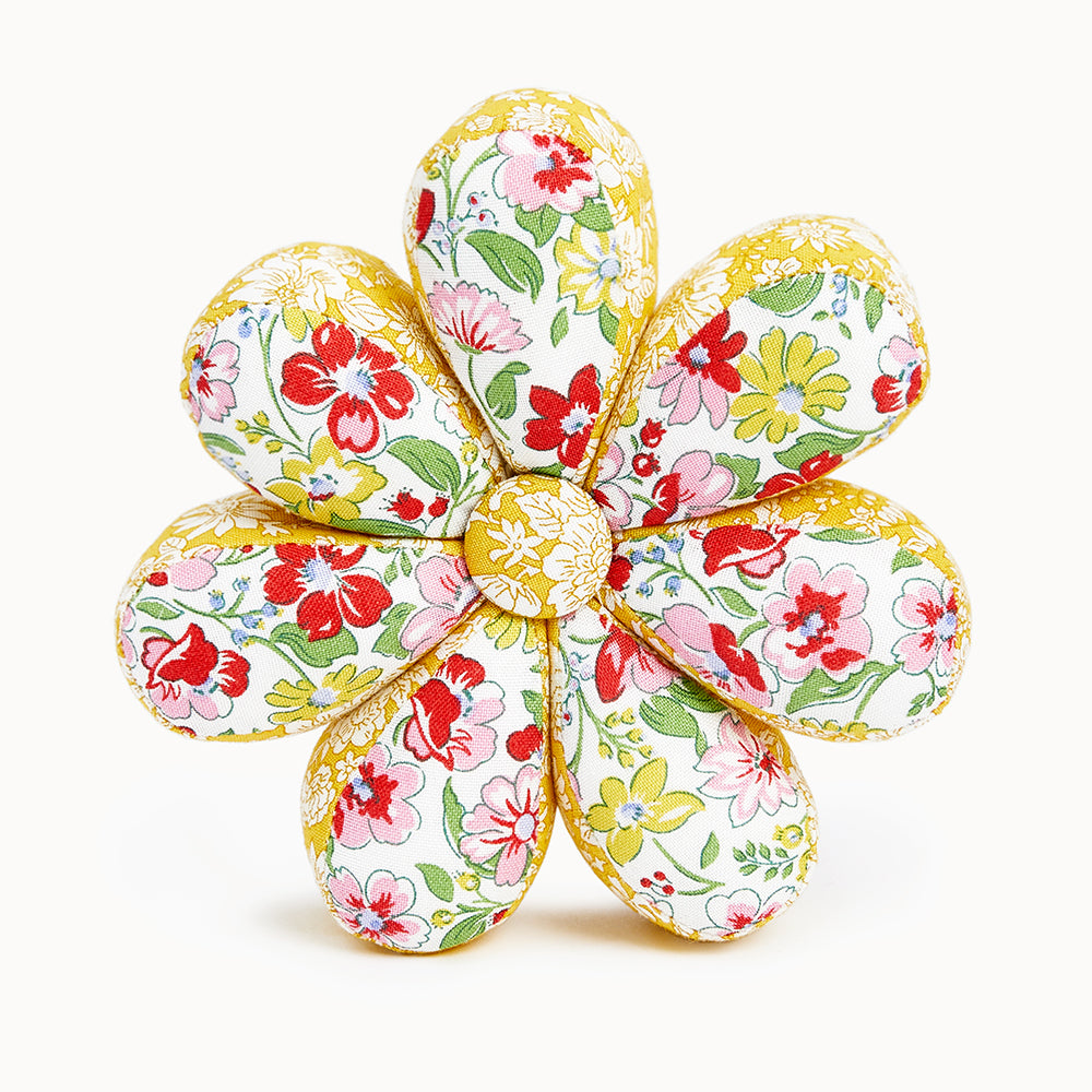 Liberty Yellow Flower Pin Cushion - Preorder