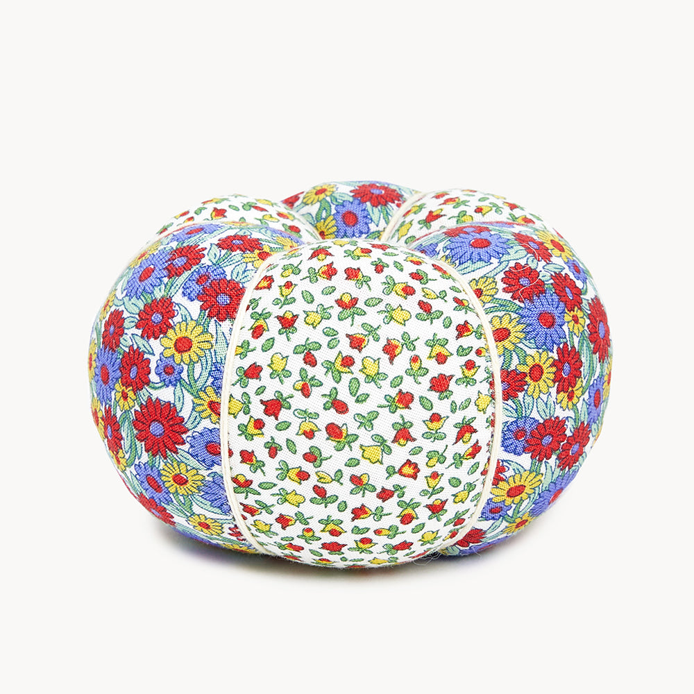 Liberty Marguerite Meadow and Little Buds Round Pin Cushion - Preorder -