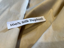 Load image into Gallery viewer, Soft Gold 100% Silk Dupioni      1/4 Meter Price