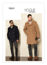 Load image into Gallery viewer, Vogue #8940 Men's Coat Size 40-42-44-46