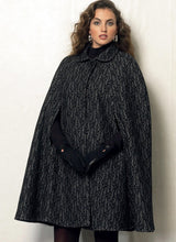Load image into Gallery viewer, Vogue #8959 Cape Pattern 3 Lengths Size x-small-Small-Med