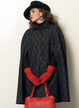 Load image into Gallery viewer, Vogue #8959 Cape Pattern 3 Lengths Size x-small-Small-Med