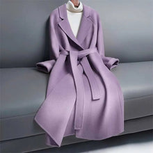 Load image into Gallery viewer, Exclusive Designer Lavender 50% Cashmere 50% Wool Coating.  1/4 Metre Price