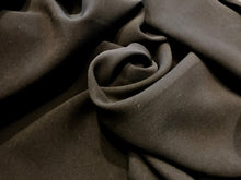 Load image into Gallery viewer, #1064 Black Heavy 4 Ply 100% Silk Crepe Remnant