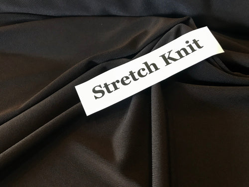#1102 Chocolate Brown 94% Polyester 6% Spandex Remnant