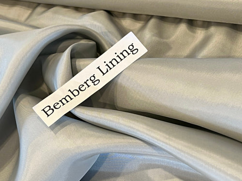 #1104 Ice Dove 100% Bemberg Lining  Remnant