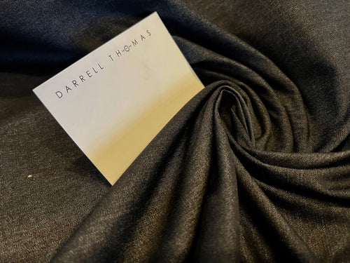 #1078 Black Lightweight Denim 100% Cotton Remnant