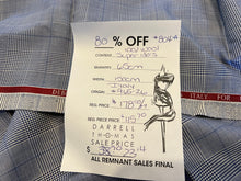 Load image into Gallery viewer, #804-A  Royal Check 100% Wool Super 130&#39;s Remnant 80% Off