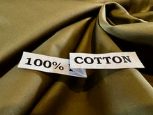 Load image into Gallery viewer, Moss Green 100% Cotton Shirting.    1/4 Metre Price