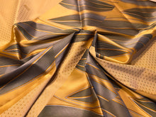 Load image into Gallery viewer, Designer Yellow Abstract 100% Silk Scarf Panel  95 cm x 110 cm   Price per Panel