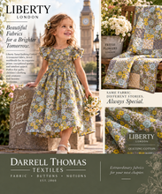 Load image into Gallery viewer, Liberty Woodland Walk Daisy Delight 100% Cotton.   1/4 Metre Price