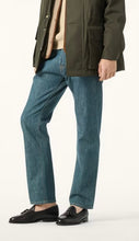 Load image into Gallery viewer, Designer Blue/GreyDenim 82% Cotton 17% Silk 1% Elastane  1/4 Metre Price