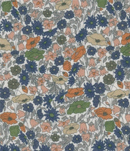 Load image into Gallery viewer, Blue Poppy Forrest Liberty of London 100% Cotton Tana Lawn     1/4 Meter Price