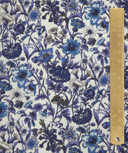 Load image into Gallery viewer, Navy Liberty Rachel 100% Cotton Tana Lawn    1/4 Meter Price