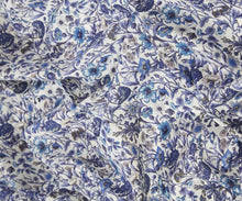 Load image into Gallery viewer, Navy Liberty Rachel 100% Cotton Tana Lawn    1/4 Meter Price