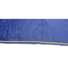 Load image into Gallery viewer, Swinton Perriwinkle &amp; Gold Piped Pillow Covers    Price per Pillow Cover