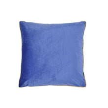 Load image into Gallery viewer, Swinton Perriwinkle &amp; Gold Piped Pillow Covers    Price per Pillow Cover