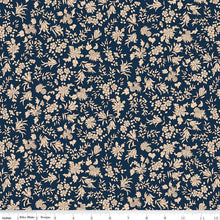 Load image into Gallery viewer, Liberty Woodland Walk Blue Thistle Field 100% Cotton.   1/4 Metre Price