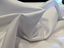 Load image into Gallery viewer, #1036 Italian White Satin backed 100% Cotton Shirting Remnant
