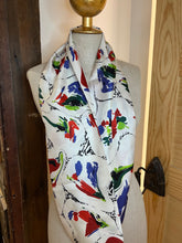 Load image into Gallery viewer, Designer Abstract 100% Silk Twill Scarf
