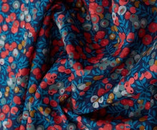 Load image into Gallery viewer, Midnight Navy Liberty Wilshire 100% Cotton Tana Lawn    1/4 Meter Price