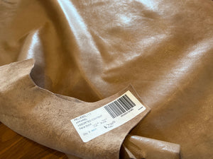 Tundra Tan 100% Leather skins.   Price per Skin
