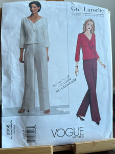 Vintage Vogue # 2668 Size 14-16-18