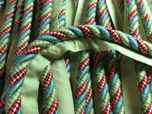 Load image into Gallery viewer, Seafoam, Teal &amp; Burgundy Piping Cord.    1/4 Metre Price