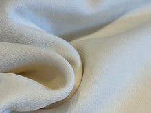 Load image into Gallery viewer, Deep Ivory 100% Wool Double Crepe   1/4 Meter Price