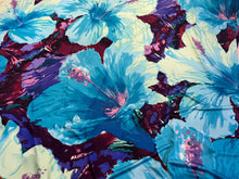 Load image into Gallery viewer, Exclusive Italian Designer Floral 100% Silk Knit     1/4 Meter Price