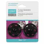 Snap Fasteners Black - size 30mm (11⁄8″) - 2 sets 3035095