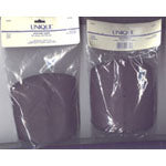 Set-In Shoulder Pads Large Black - 19mm / 3/4