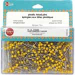 Yellow Plastic Head pins 500 pieces 3063100