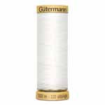 Gutermann 100% Cotton Thread   100 meters   Colours.   #1001 - #6150