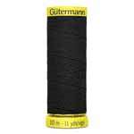 GÜTERMANN Elastic Thread 10m - Black #4564017