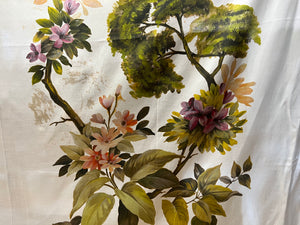 Bonsai Tropical Garden 79% Cotton 21% Silk Panel.    Panel Price