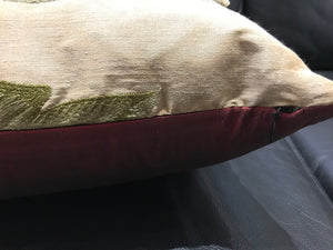 Silk Embroidrey Pillow Cover 20" x 20"