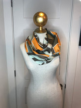 Load image into Gallery viewer, Designer Silk Twill Infinity Scarf