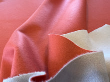 Load image into Gallery viewer, Exclusive Designer Orange &amp; Stone Reversible 70% Cashmere 30% Wool Coating.  1/4 Metre Price