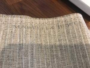 64" wide Striped Horsehair Canvas     1/4 Meter Price