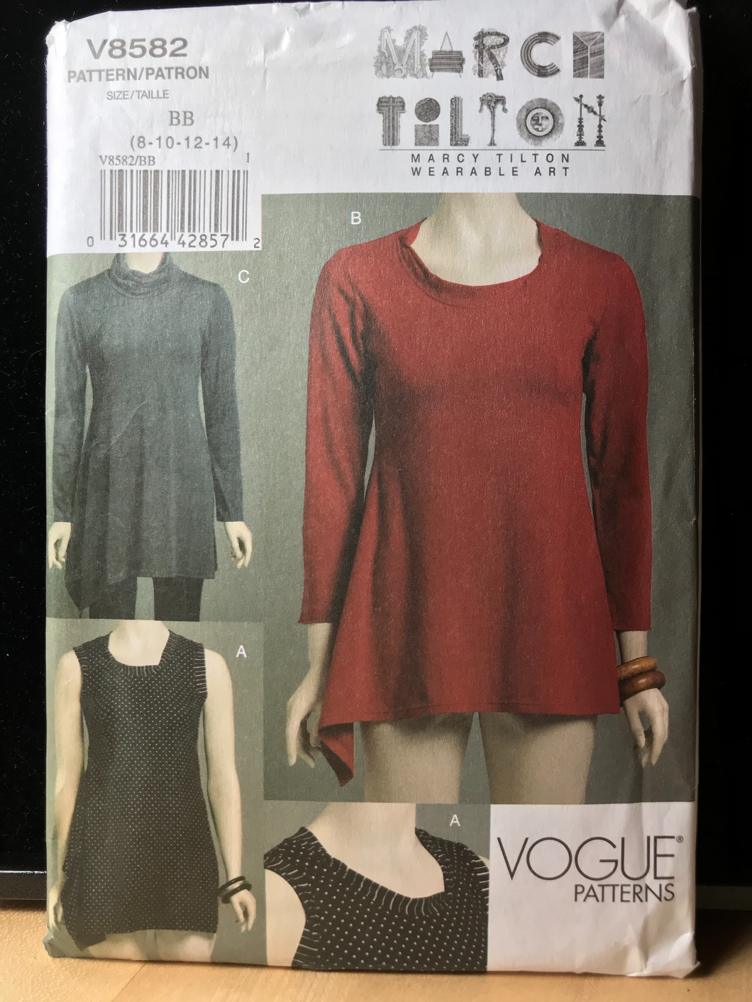 Vogue #8582 Size 8-10-12-14