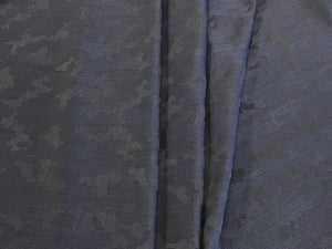 Blue Woven Camouflage Stretch Suiting