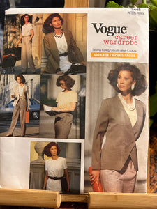 Vintage Vogue #2445 Size 8-10-12