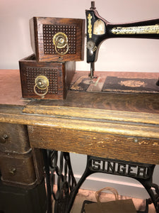 "New Williams" Antique Sewing Machine Drawers. 2x