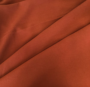 Orange Double Wool Crepe.  1/4 Metre Price