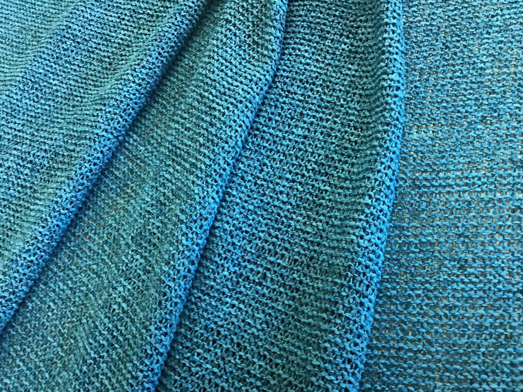 Teal Wide Knitted 100% Polyester