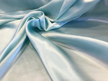 Load image into Gallery viewer, Serenade Blue 100% Silk Charmeuse.      1/4 Meter Price