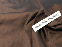 Load image into Gallery viewer, Deep Maroon Shot Dupioni 100% Silk.    1/4 Meter Price